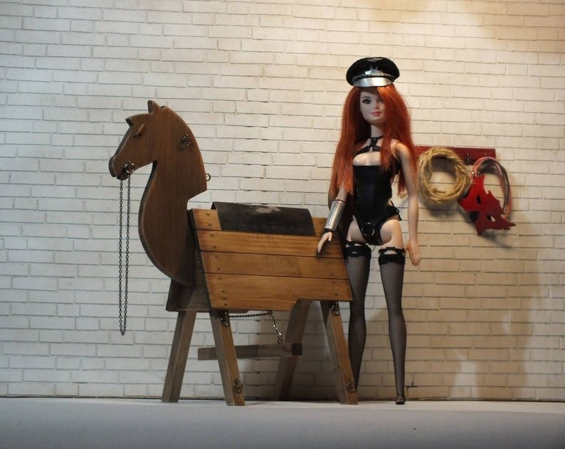 dollhouse wooden horse on Kinkstarter